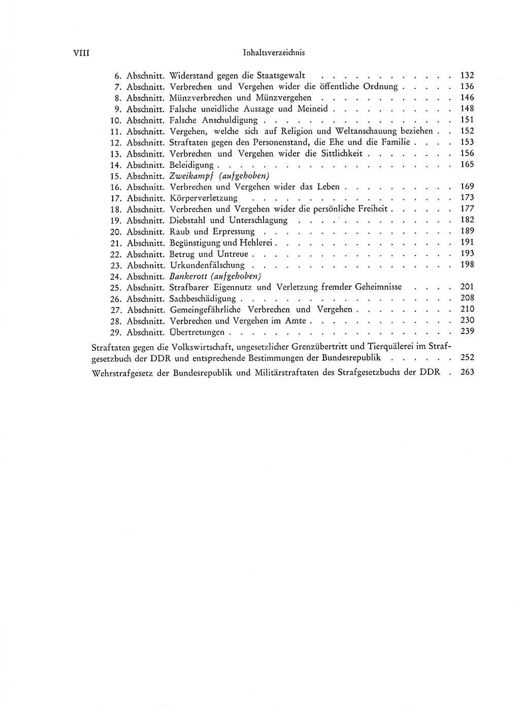 Strafgesetzgebung in Deutschland [Bundesrepublik Deutschland (BRD) und Deutsche Demokratische Republik (DDR)] 1972, Seite 8 (Str.-Ges. Dtl. StGB BRD DDR 1972, S. 8)