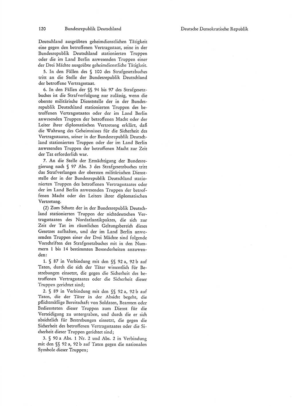 Strafgesetzgebung in Deutschland [Bundesrepublik Deutschland (BRD) und Deutsche Demokratische Republik (DDR)] 1972, Seite 120 (Str.-Ges. Dtl. StGB BRD DDR 1972, S. 120)