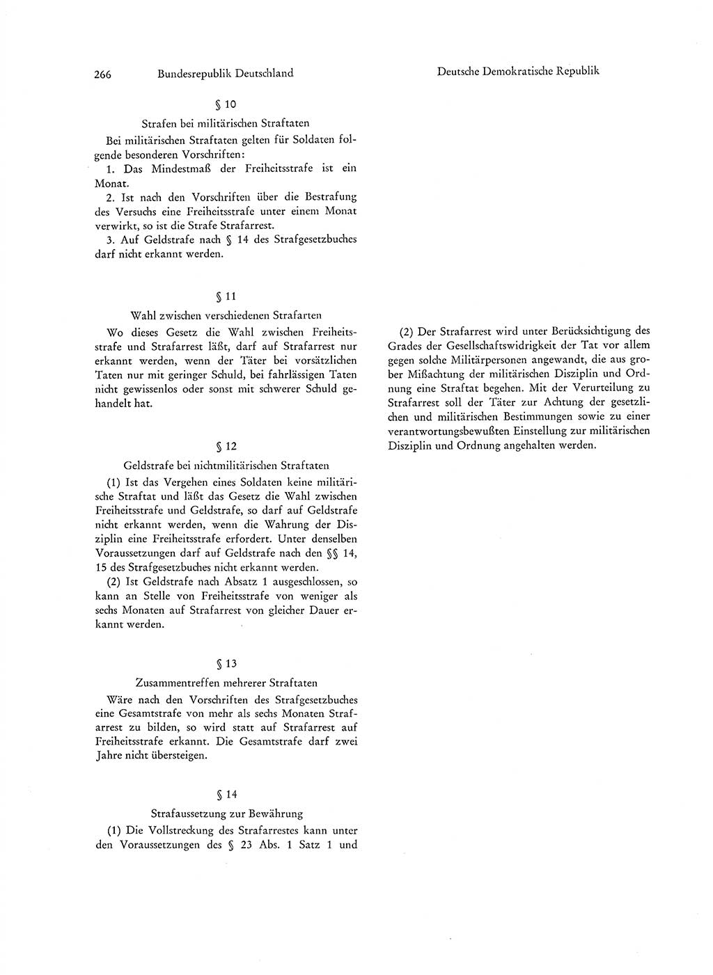 Strafgesetzgebung in Deutschland [Bundesrepublik Deutschland (BRD) und Deutsche Demokratische Republik (DDR)] 1972, Seite 266 (Str.-Ges. Dtl. StGB BRD DDR 1972, S. 266)