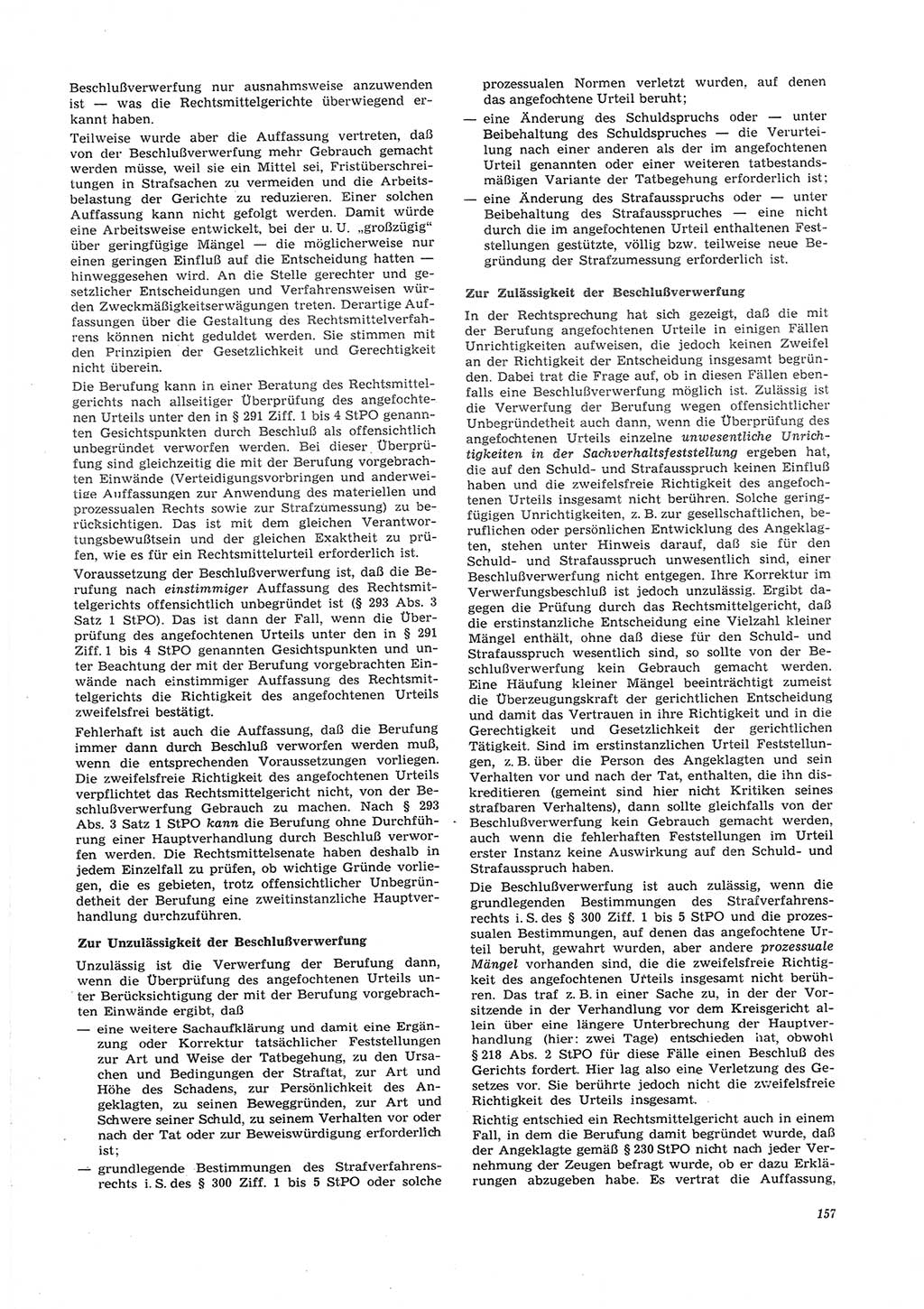 Neue Justiz (NJ), Zeitschrift für Recht und Rechtswissenschaft [Deutsche Demokratische Republik (DDR)], 26. Jahrgang 1972, Seite 157 (NJ DDR 1972, S. 157)