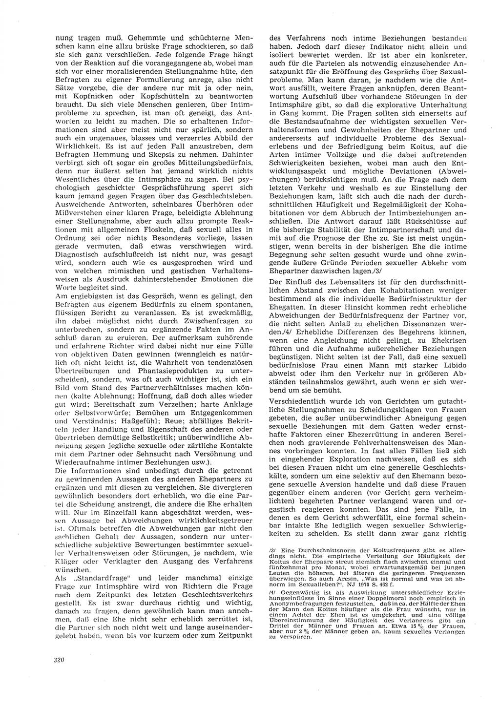 Neue Justiz (NJ), Zeitschrift für Recht und Rechtswissenschaft [Deutsche Demokratische Republik (DDR)], 26. Jahrgang 1972, Seite 320 (NJ DDR 1972, S. 320)