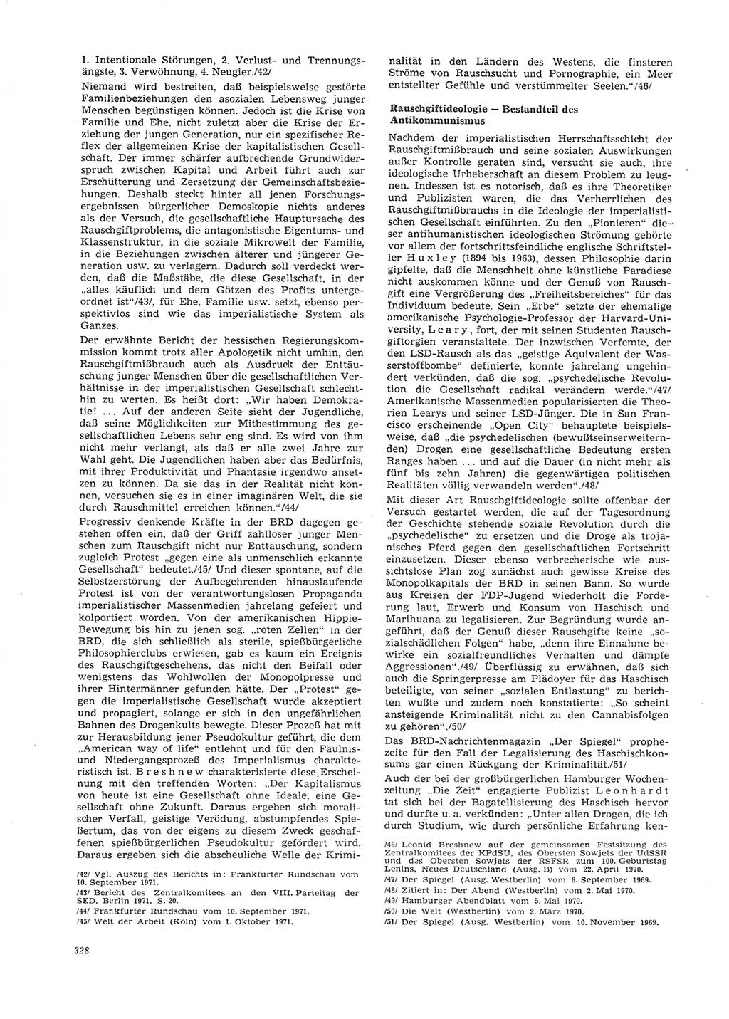Neue Justiz (NJ), Zeitschrift für Recht und Rechtswissenschaft [Deutsche Demokratische Republik (DDR)], 26. Jahrgang 1972, Seite 328 (NJ DDR 1972, S. 328)