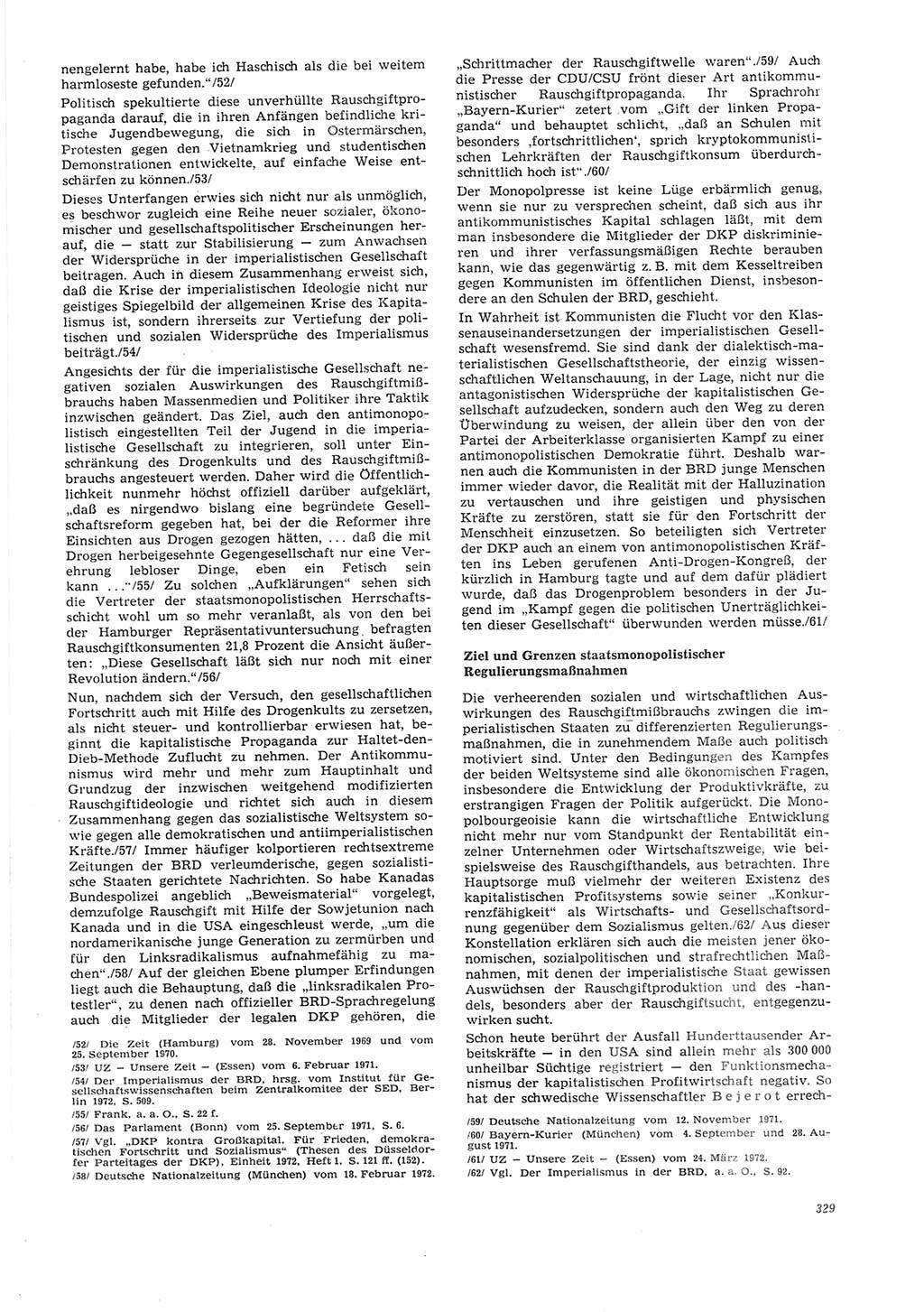 Neue Justiz (NJ), Zeitschrift für Recht und Rechtswissenschaft [Deutsche Demokratische Republik (DDR)], 26. Jahrgang 1972, Seite 329 (NJ DDR 1972, S. 329)