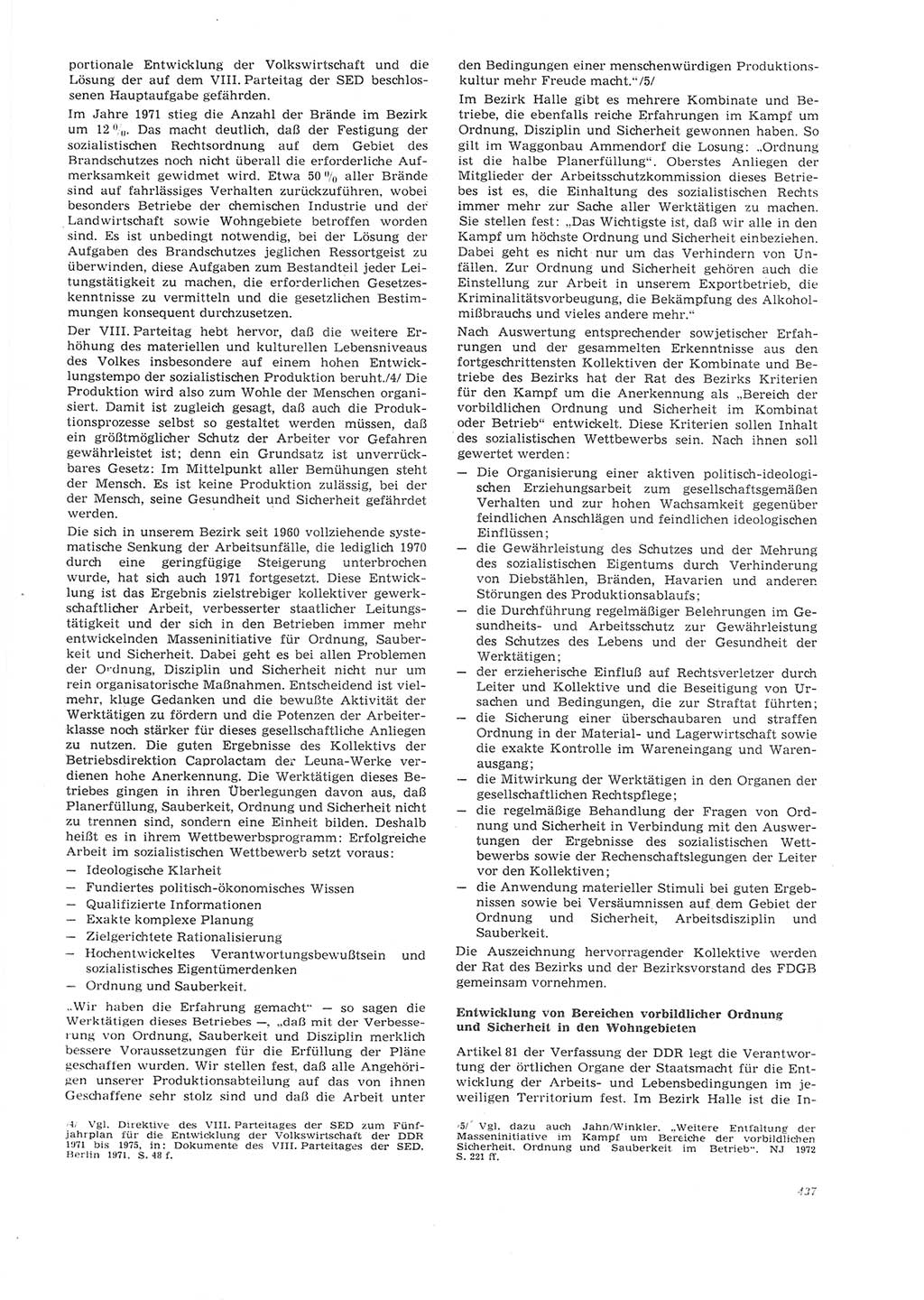 Neue Justiz (NJ), Zeitschrift für Recht und Rechtswissenschaft [Deutsche Demokratische Republik (DDR)], 26. Jahrgang 1972, Seite 437 (NJ DDR 1972, S. 437)