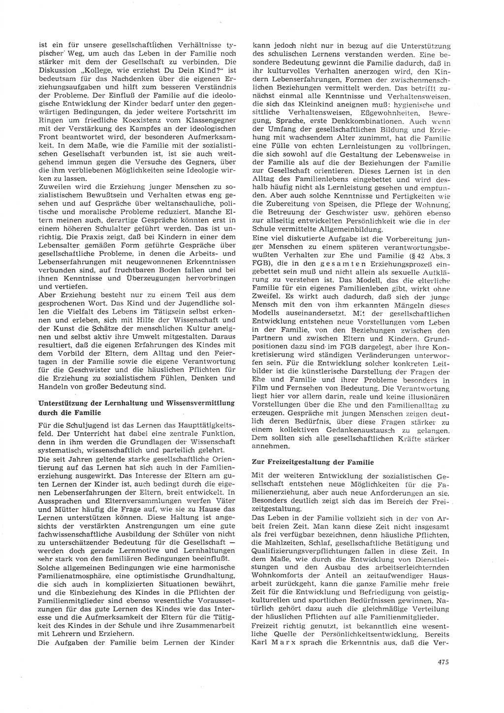 Neue Justiz (NJ), Zeitschrift für Recht und Rechtswissenschaft [Deutsche Demokratische Republik (DDR)], 26. Jahrgang 1972, Seite 475 (NJ DDR 1972, S. 475)