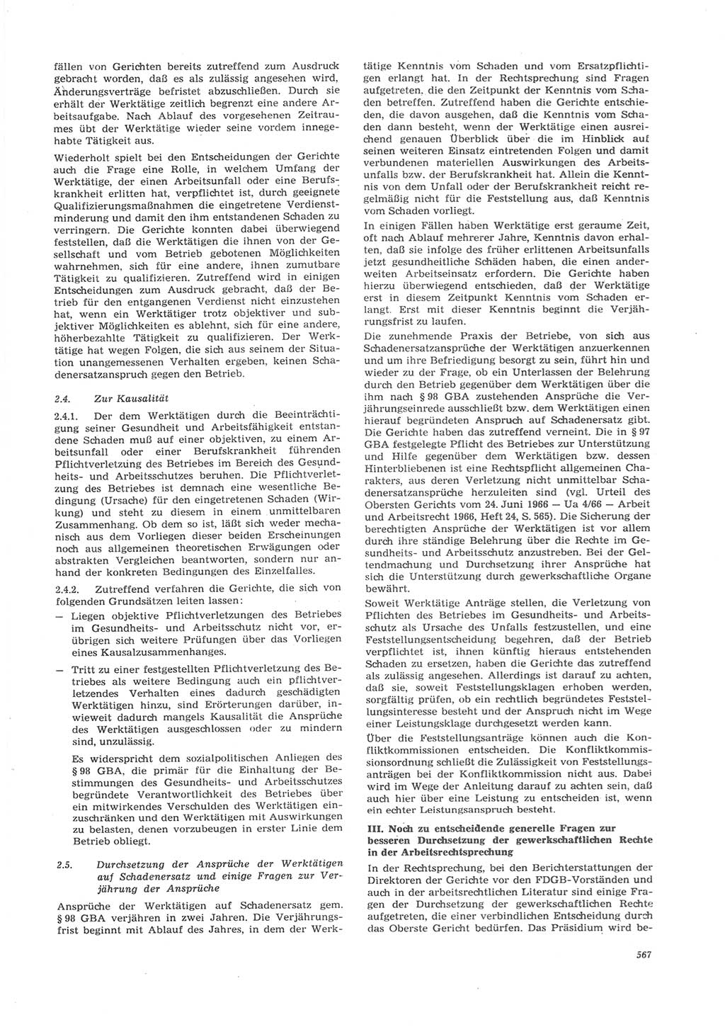 Neue Justiz (NJ), Zeitschrift für Recht und Rechtswissenschaft [Deutsche Demokratische Republik (DDR)], 26. Jahrgang 1972, Seite 567 (NJ DDR 1972, S. 567)