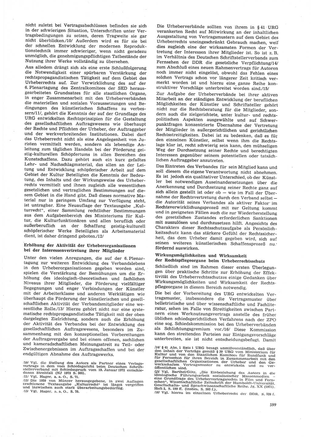 Neue Justiz (NJ), Zeitschrift für Recht und Rechtswissenschaft [Deutsche Demokratische Republik (DDR)], 26. Jahrgang 1972, Seite 599 (NJ DDR 1972, S. 599)