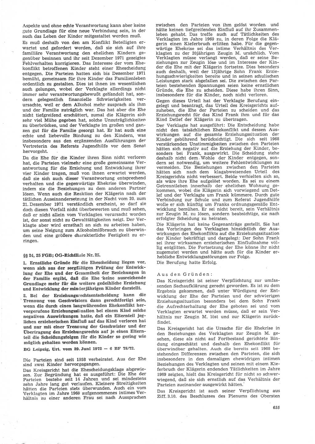 Neue Justiz (NJ), Zeitschrift für Recht und Rechtswissenschaft [Deutsche Demokratische Republik (DDR)], 26. Jahrgang 1972, Seite 655 (NJ DDR 1972, S. 655)