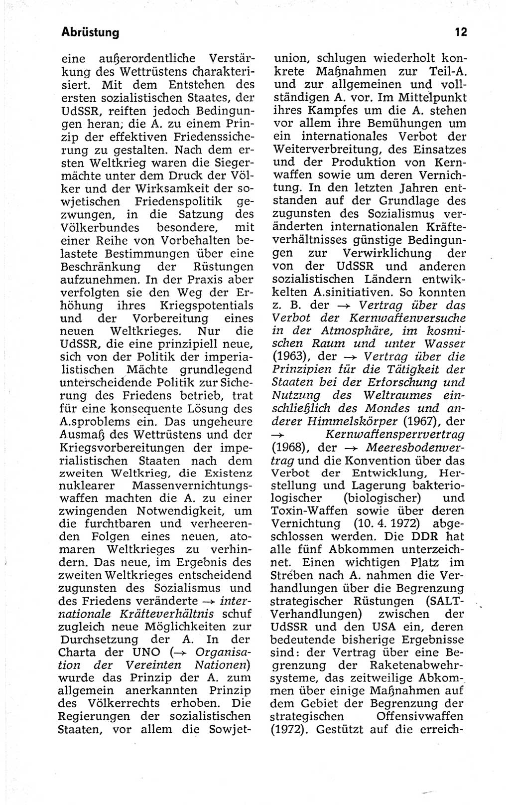 Kleines politisches Wörterbuch [Deutsche Demokratische Republik (DDR)] 1973, Seite 12 (Kl. pol. Wb. DDR 1973, S. 12)