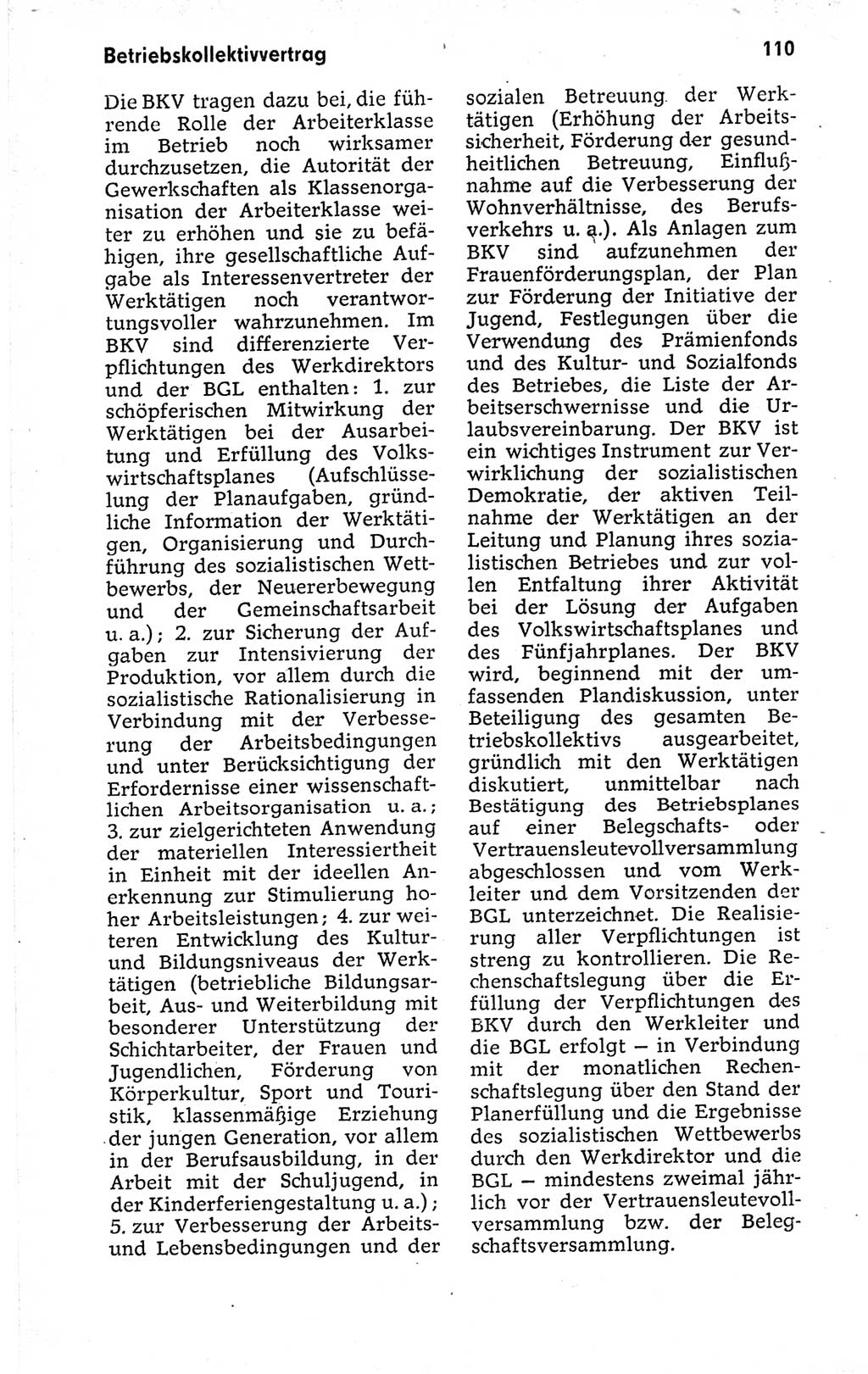Kleines politisches Wörterbuch [Deutsche Demokratische Republik (DDR)] 1973, Seite 110 (Kl. pol. Wb. DDR 1973, S. 110)