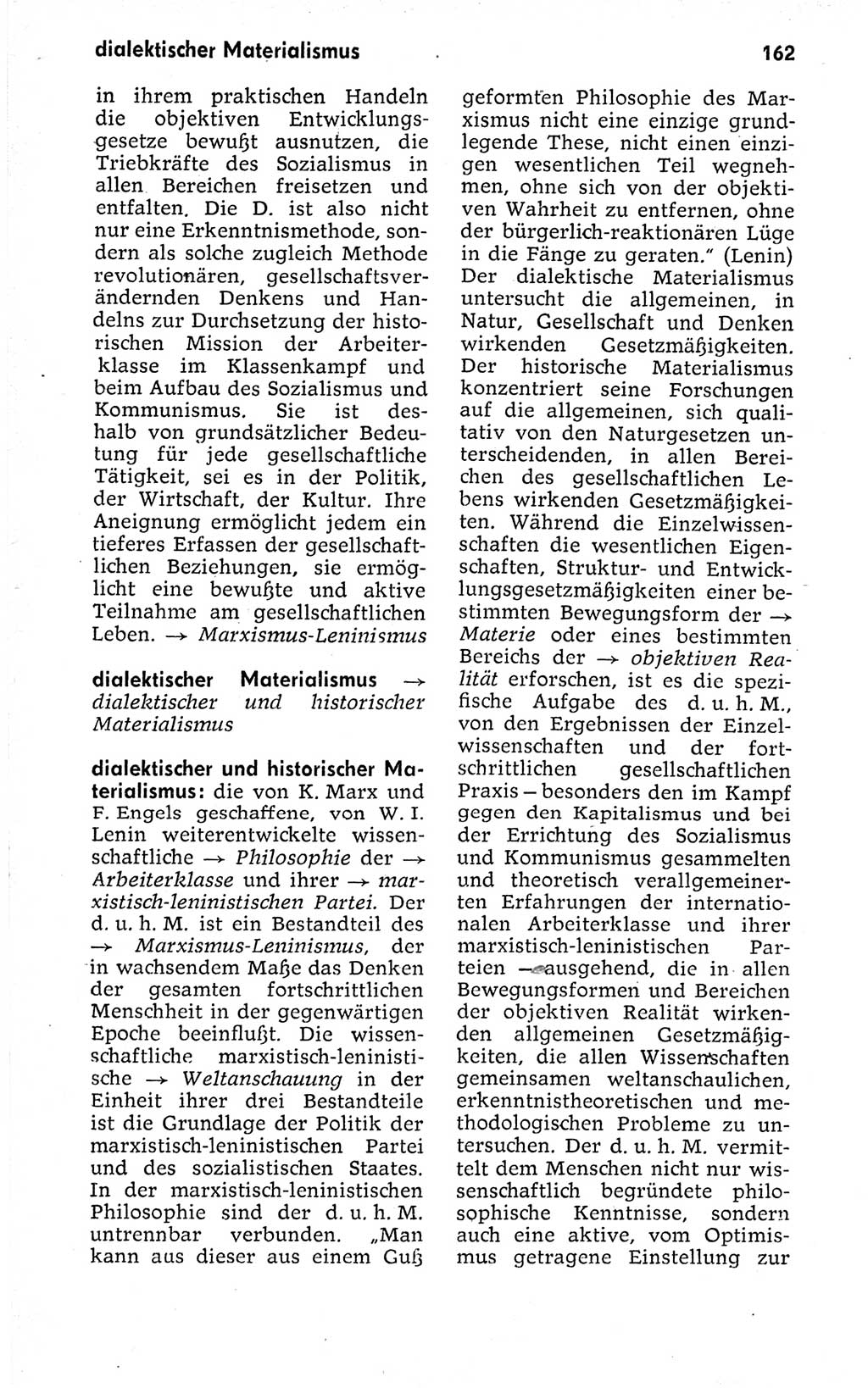 Kleines politisches Wörterbuch [Deutsche Demokratische Republik (DDR)] 1973, Seite 162 (Kl. pol. Wb. DDR 1973, S. 162)