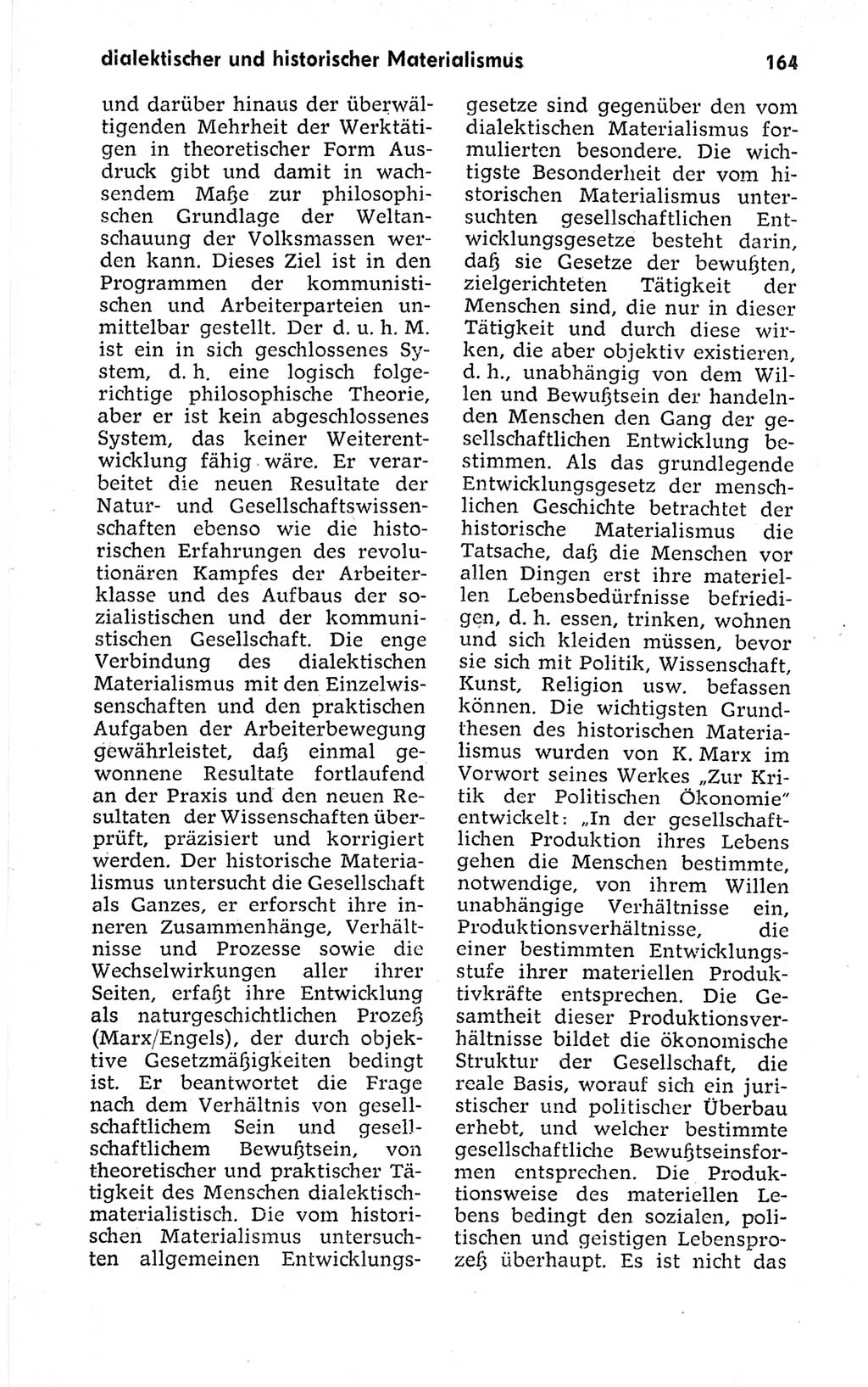 Kleines politisches Wörterbuch [Deutsche Demokratische Republik (DDR)] 1973, Seite 164 (Kl. pol. Wb. DDR 1973, S. 164)