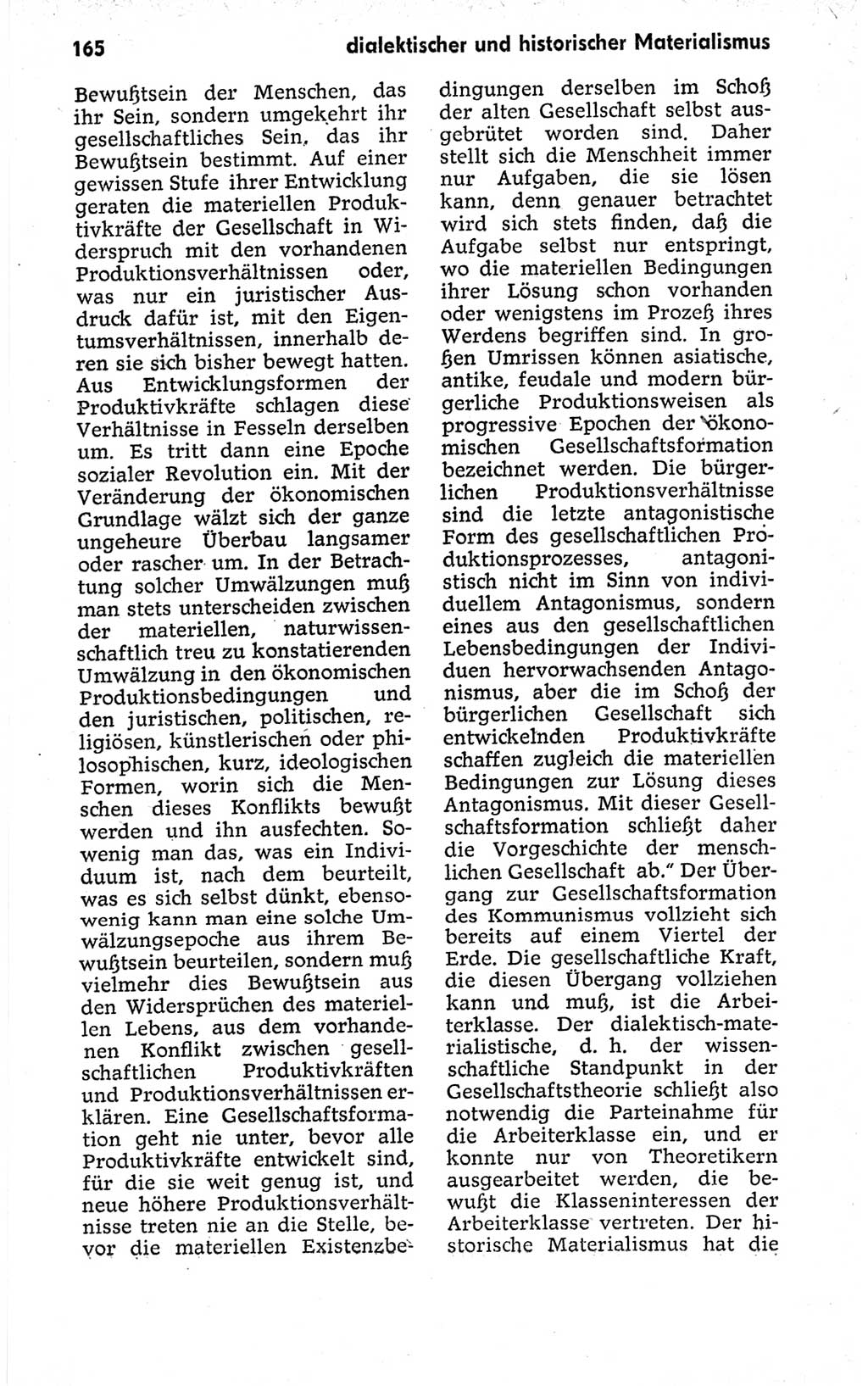 Kleines politisches Wörterbuch [Deutsche Demokratische Republik (DDR)] 1973, Seite 165 (Kl. pol. Wb. DDR 1973, S. 165)