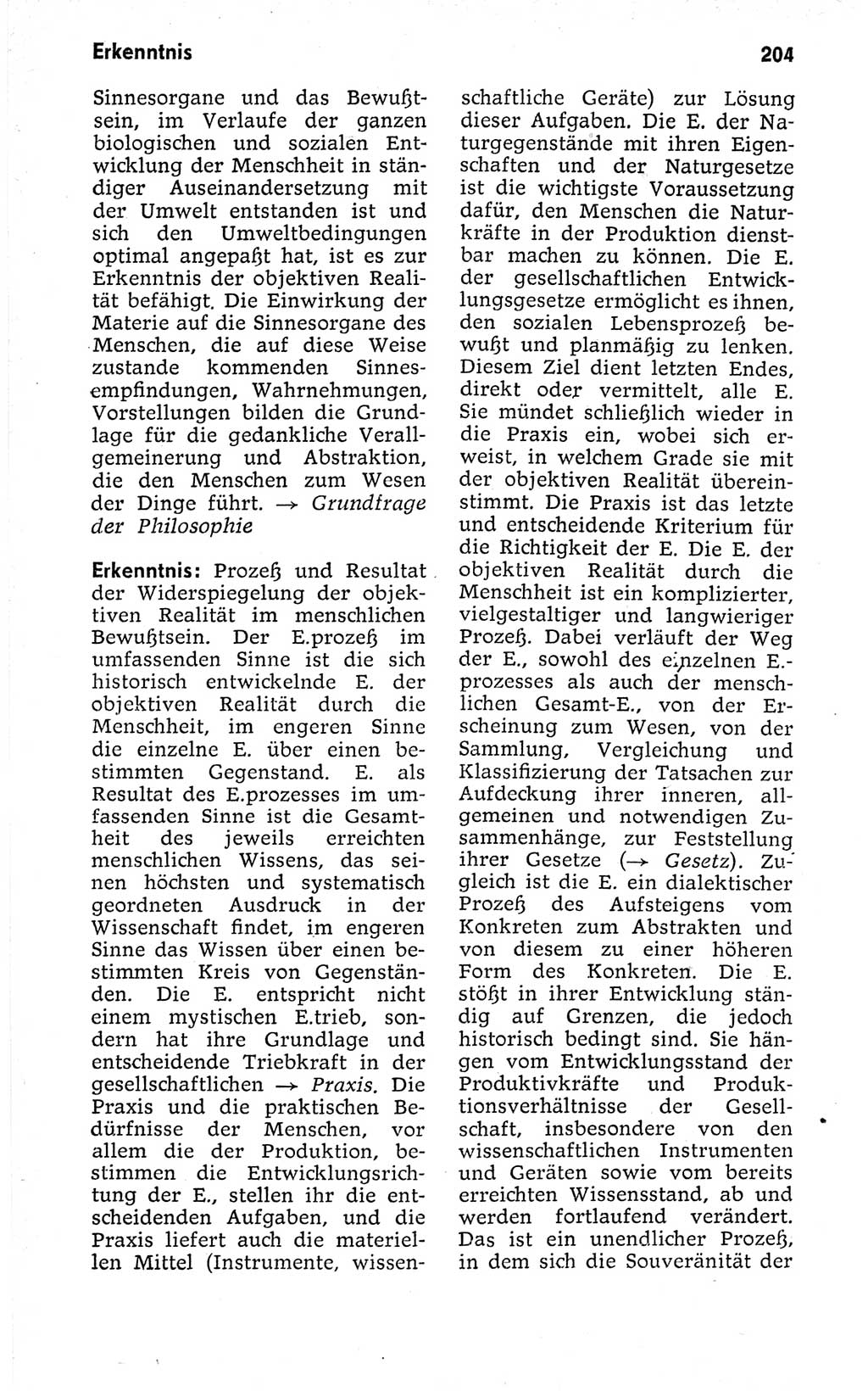 Kleines politisches Wörterbuch [Deutsche Demokratische Republik (DDR)] 1973, Seite 204 (Kl. pol. Wb. DDR 1973, S. 204)