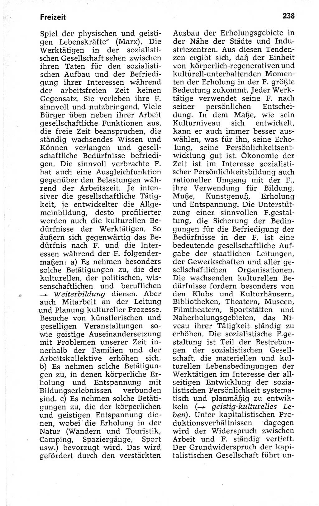 Kleines politisches Wörterbuch [Deutsche Demokratische Republik (DDR)] 1973, Seite 238 (Kl. pol. Wb. DDR 1973, S. 238)