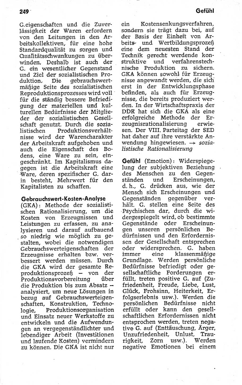 Kleines politisches Wörterbuch [Deutsche Demokratische Republik (DDR)] 1973, Seite 249 (Kl. pol. Wb. DDR 1973, S. 249)