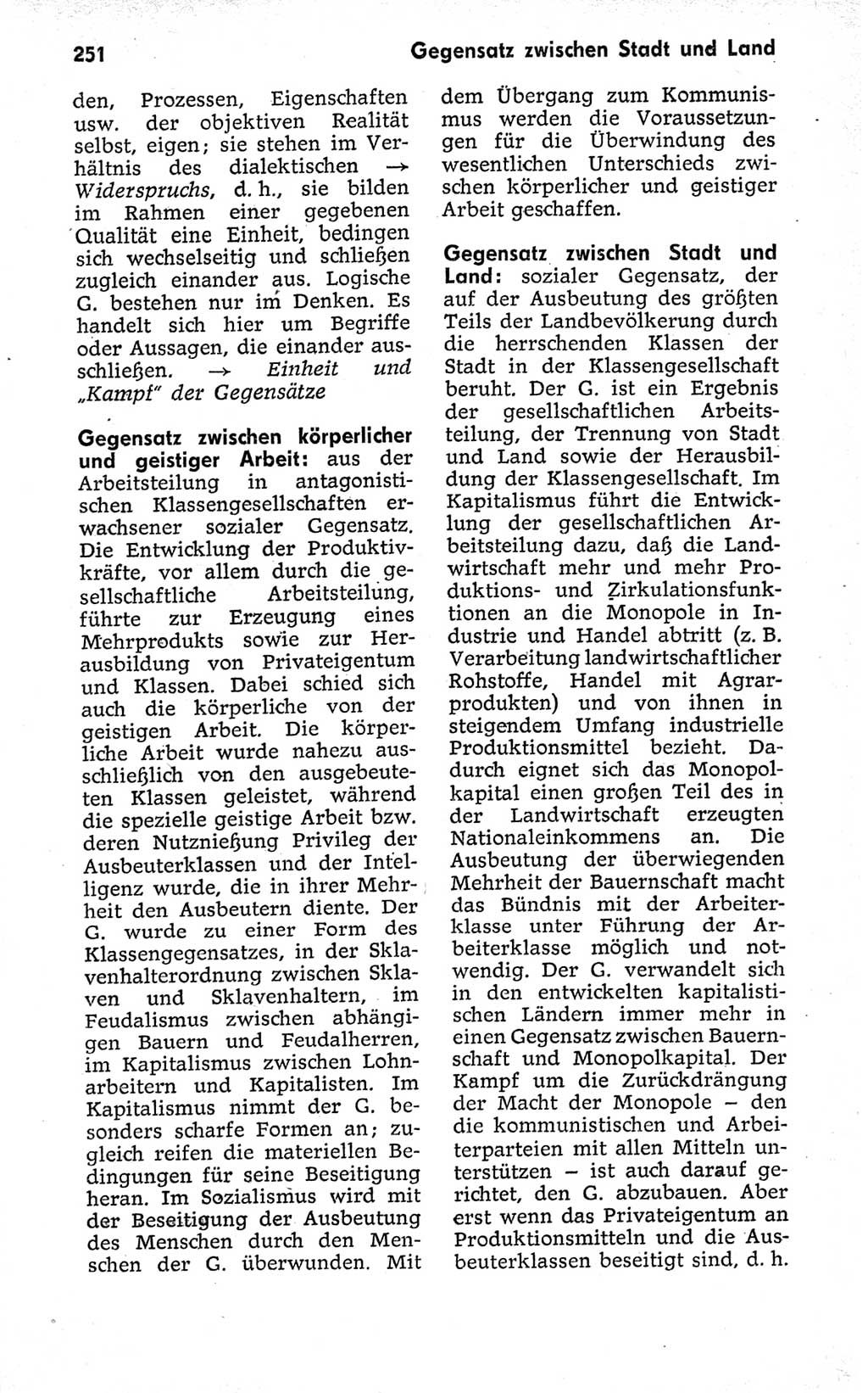 Kleines politisches Wörterbuch [Deutsche Demokratische Republik (DDR)] 1973, Seite 251 (Kl. pol. Wb. DDR 1973, S. 251)