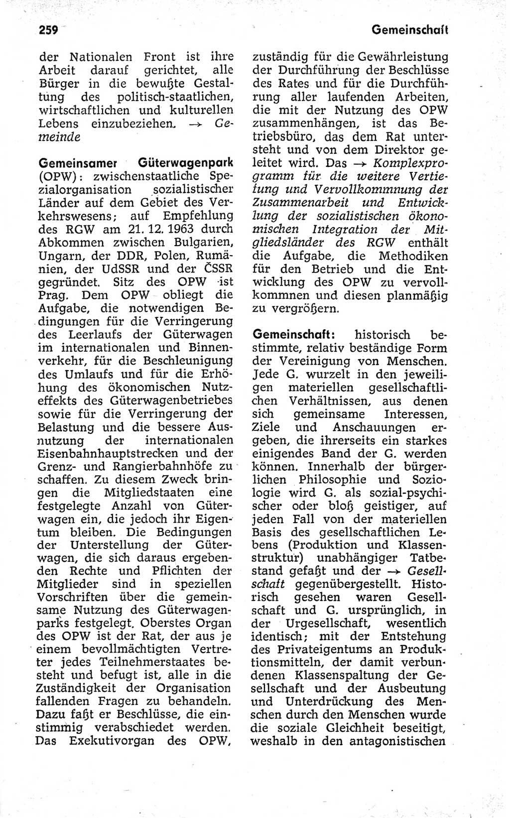 Kleines politisches Wörterbuch [Deutsche Demokratische Republik (DDR)] 1973, Seite 259 (Kl. pol. Wb. DDR 1973, S. 259)