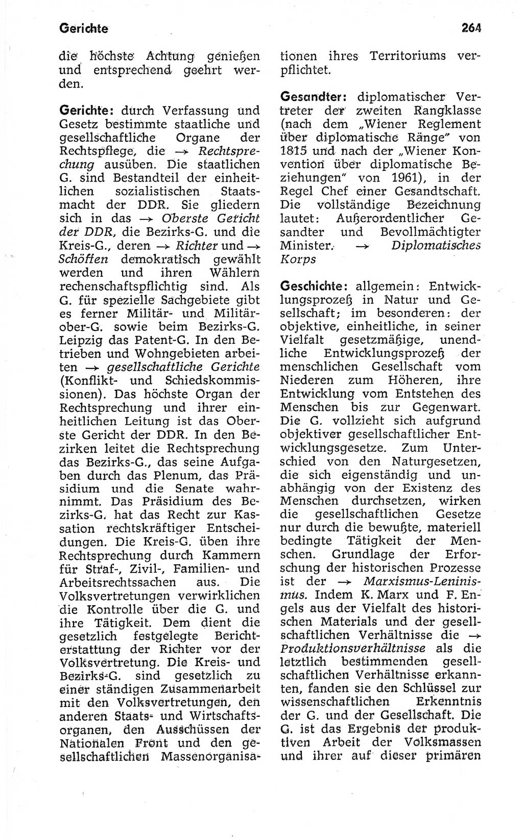 Kleines politisches Wörterbuch [Deutsche Demokratische Republik (DDR)] 1973, Seite 264 (Kl. pol. Wb. DDR 1973, S. 264)