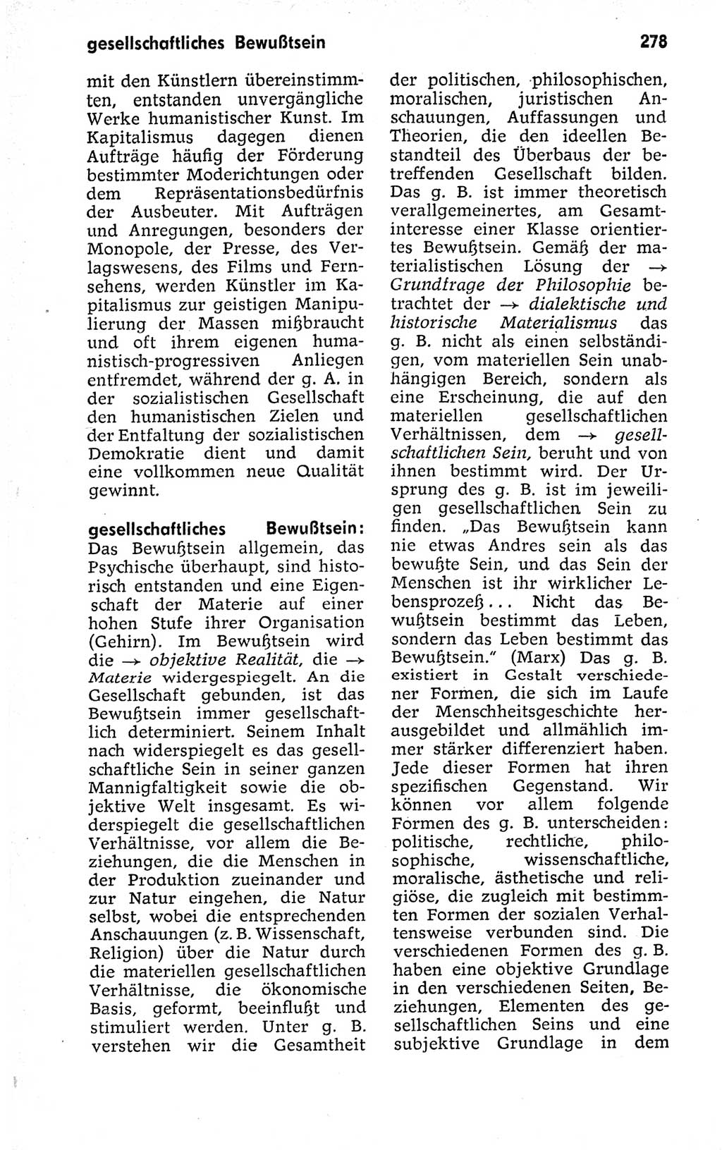 Kleines politisches Wörterbuch [Deutsche Demokratische Republik (DDR)] 1973, Seite 278 (Kl. pol. Wb. DDR 1973, S. 278)