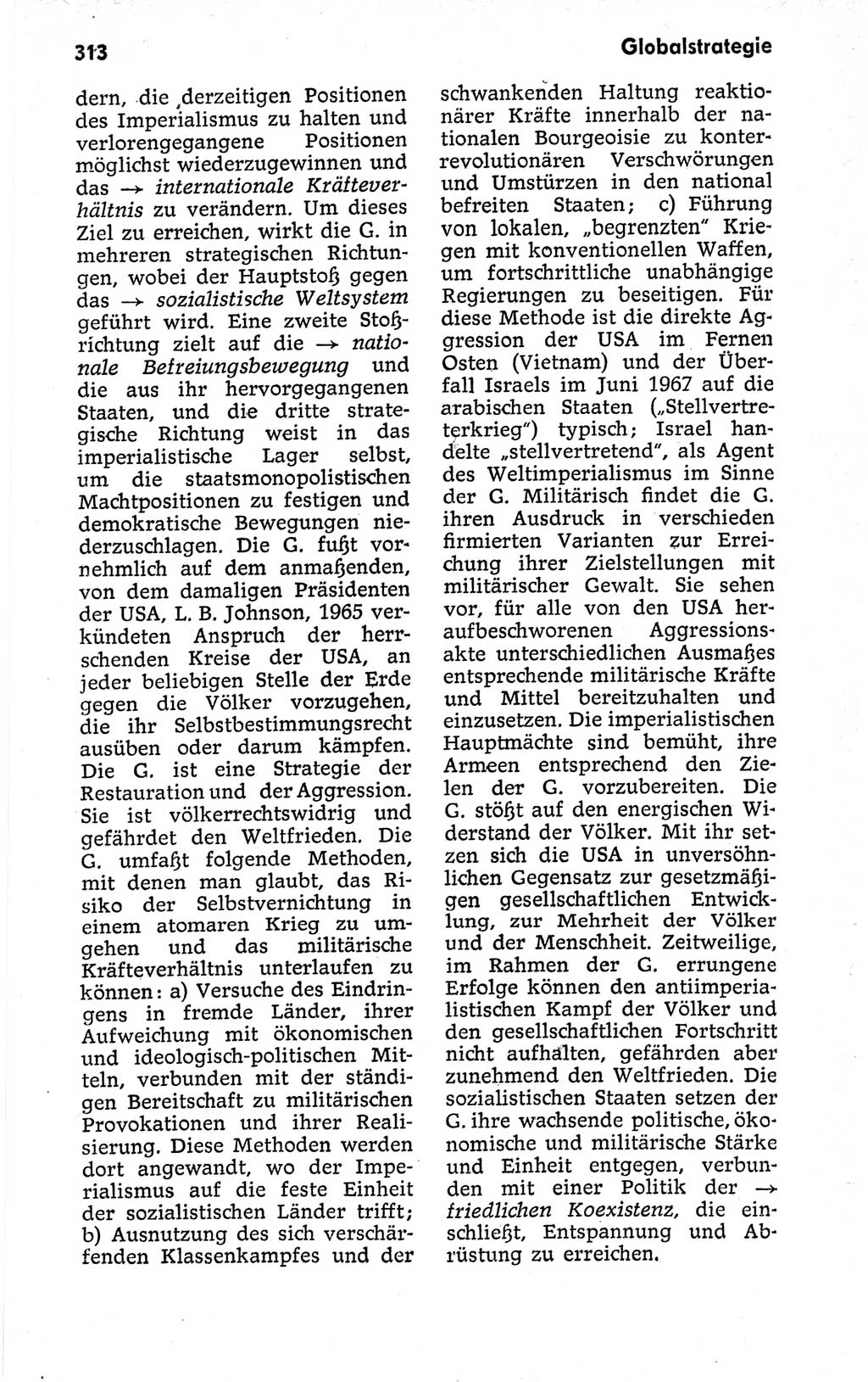 Kleines politisches Wörterbuch [Deutsche Demokratische Republik (DDR)] 1973, Seite 313 (Kl. pol. Wb. DDR 1973, S. 313)