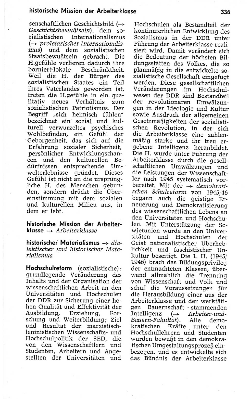 Kleines politisches Wörterbuch [Deutsche Demokratische Republik (DDR)] 1973, Seite 336 (Kl. pol. Wb. DDR 1973, S. 336)