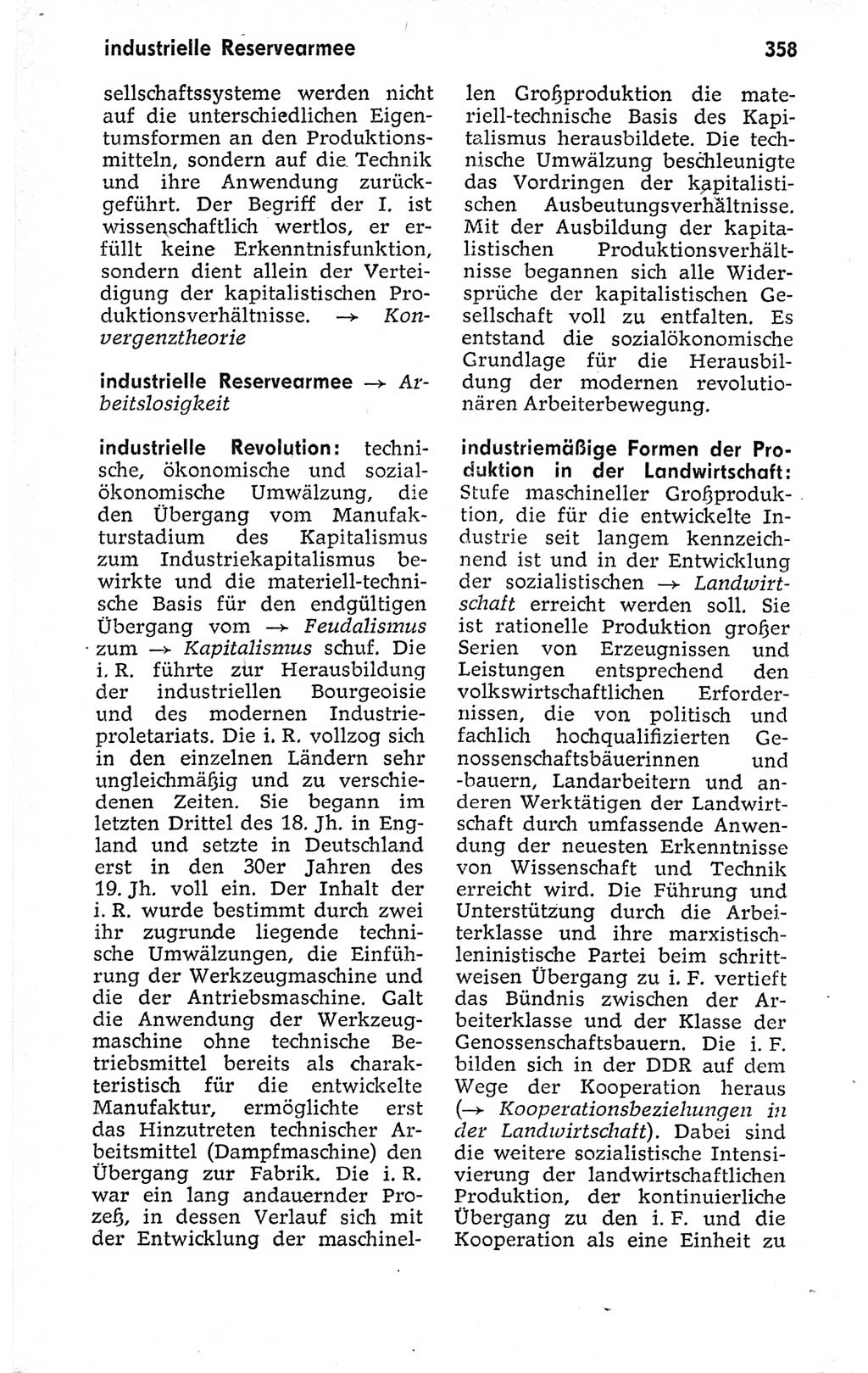Kleines politisches Wörterbuch [Deutsche Demokratische Republik (DDR)] 1973, Seite 358 (Kl. pol. Wb. DDR 1973, S. 358)
