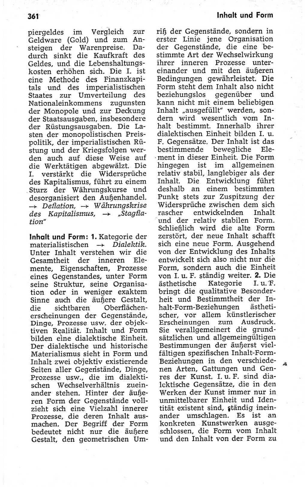 Kleines politisches Wörterbuch [Deutsche Demokratische Republik (DDR)] 1973, Seite 361 (Kl. pol. Wb. DDR 1973, S. 361)