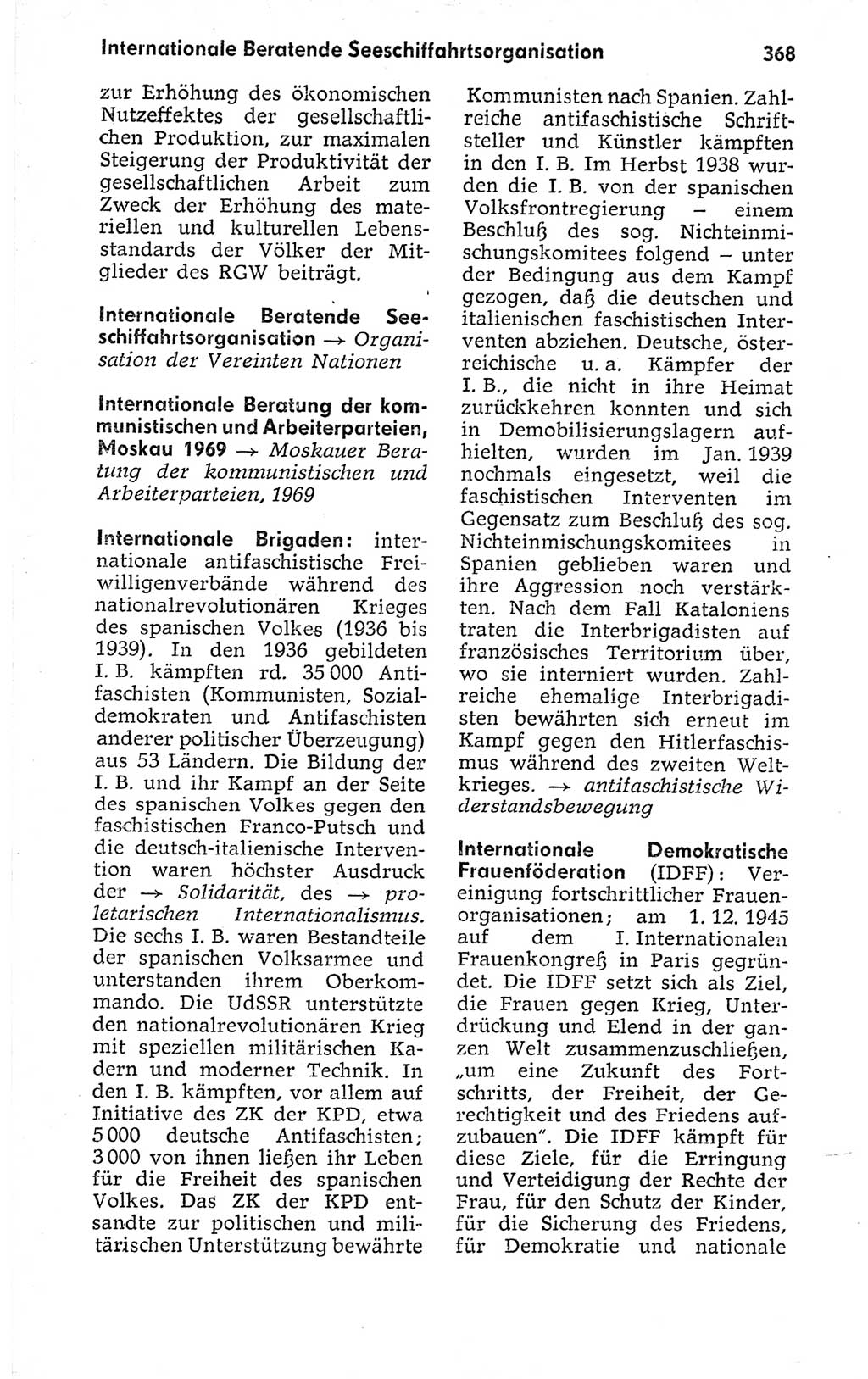 Kleines politisches Wörterbuch [Deutsche Demokratische Republik (DDR)] 1973, Seite 368 (Kl. pol. Wb. DDR 1973, S. 368)