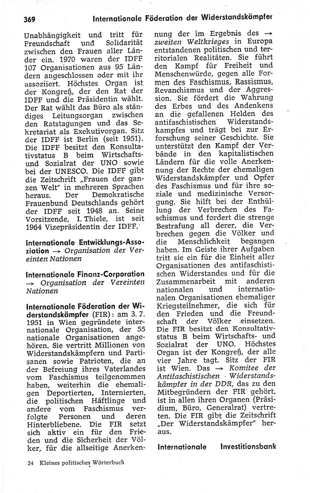 Kleines politisches Wörterbuch [Deutsche Demokratische Republik (DDR)] 1973, Seite 369 (Kl. pol. Wb. DDR 1973, S. 369)