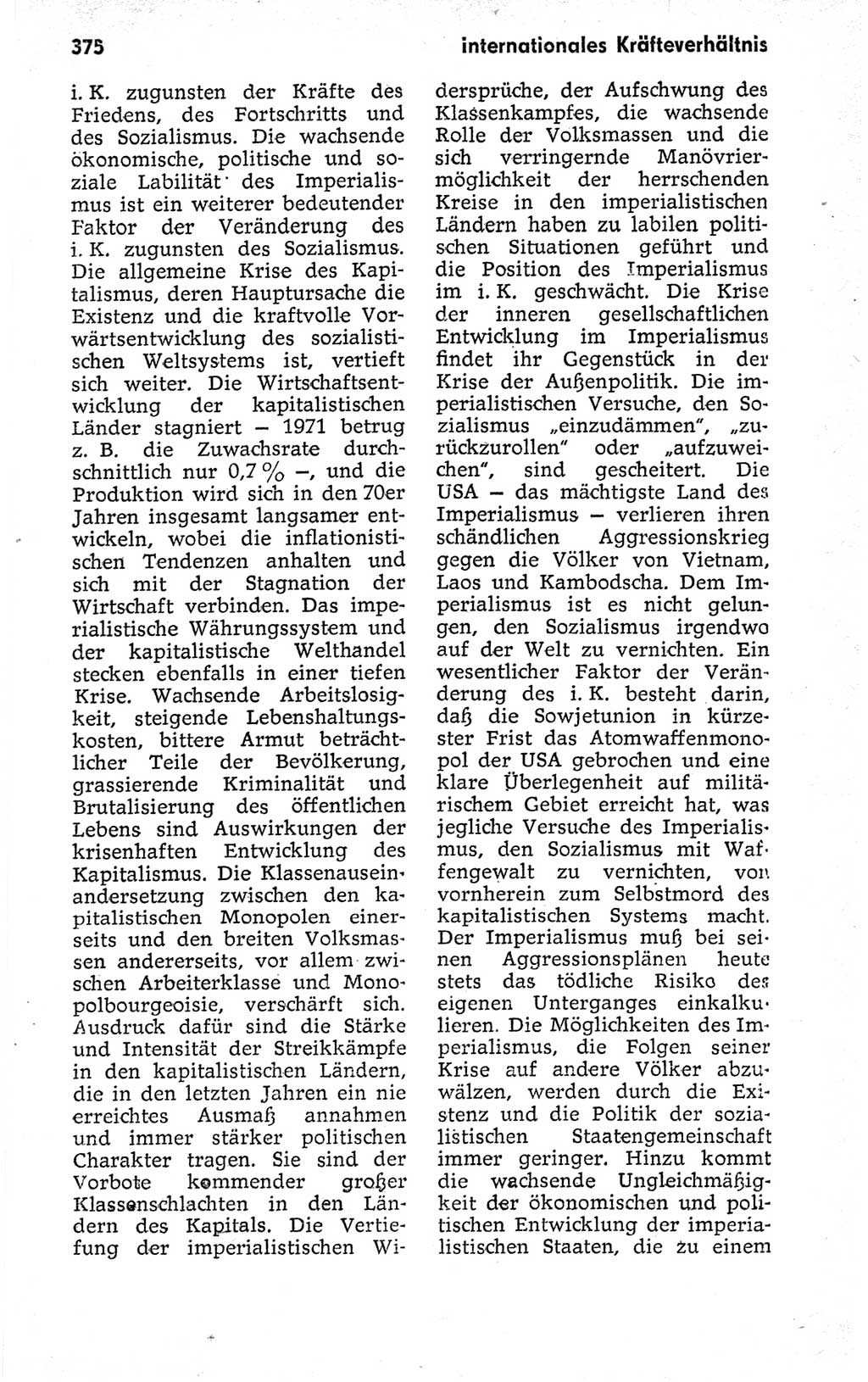 Kleines politisches Wörterbuch [Deutsche Demokratische Republik (DDR)] 1973, Seite 375 (Kl. pol. Wb. DDR 1973, S. 375)