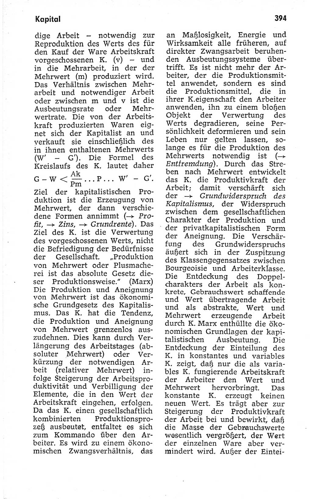Kleines politisches Wörterbuch [Deutsche Demokratische Republik (DDR)] 1973, Seite 394 (Kl. pol. Wb. DDR 1973, S. 394)
