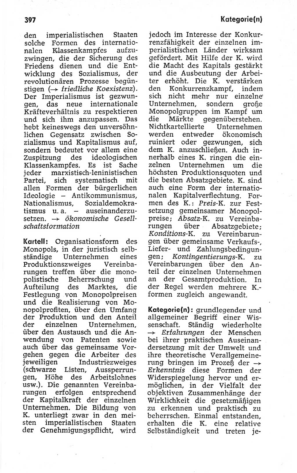 Kleines politisches Wörterbuch [Deutsche Demokratische Republik (DDR)] 1973, Seite 397 (Kl. pol. Wb. DDR 1973, S. 397)