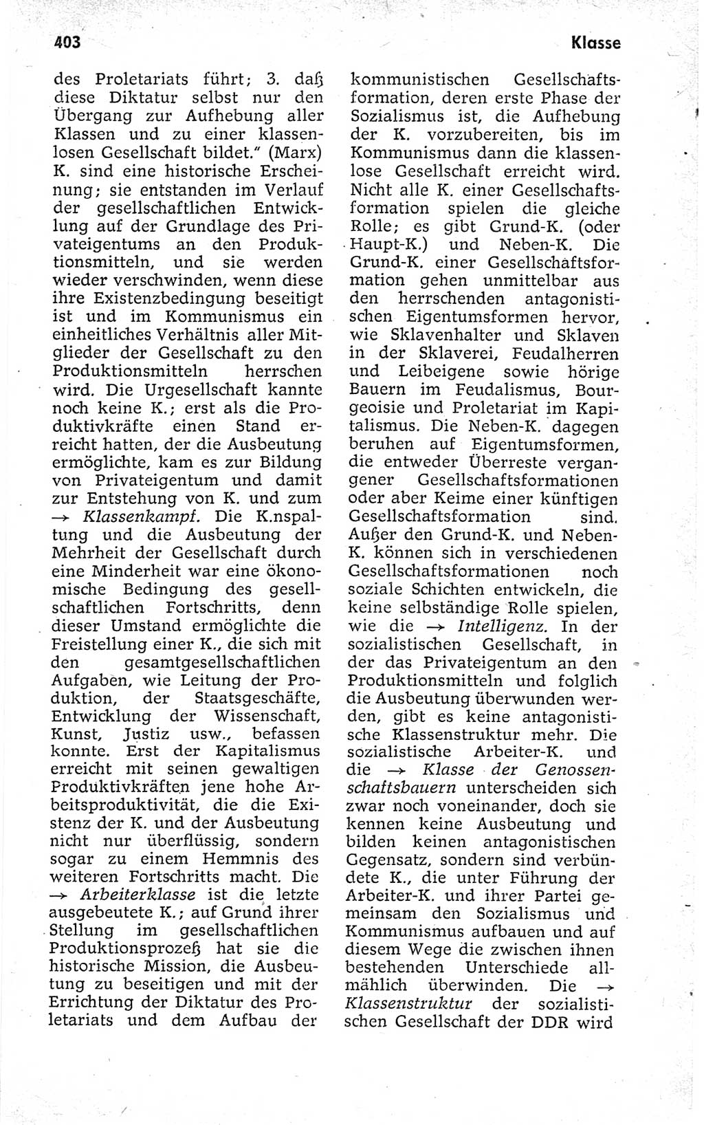 Kleines politisches Wörterbuch [Deutsche Demokratische Republik (DDR)] 1973, Seite 403 (Kl. pol. Wb. DDR 1973, S. 403)