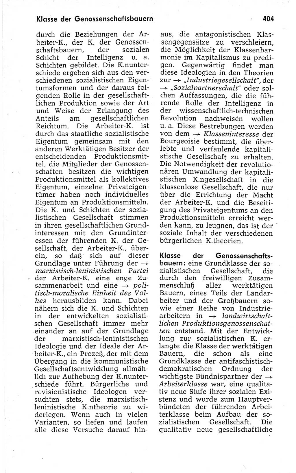 Kleines politisches Wörterbuch [Deutsche Demokratische Republik (DDR)] 1973, Seite 404 (Kl. pol. Wb. DDR 1973, S. 404)