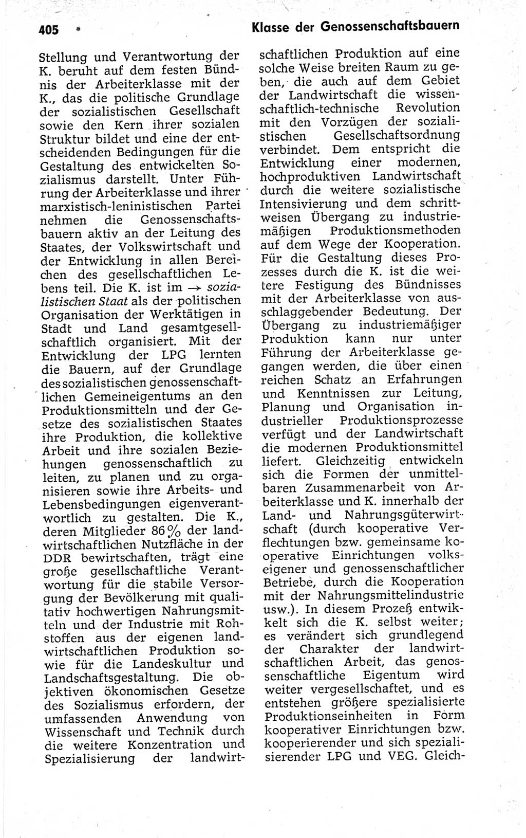Kleines politisches Wörterbuch [Deutsche Demokratische Republik (DDR)] 1973, Seite 405 (Kl. pol. Wb. DDR 1973, S. 405)