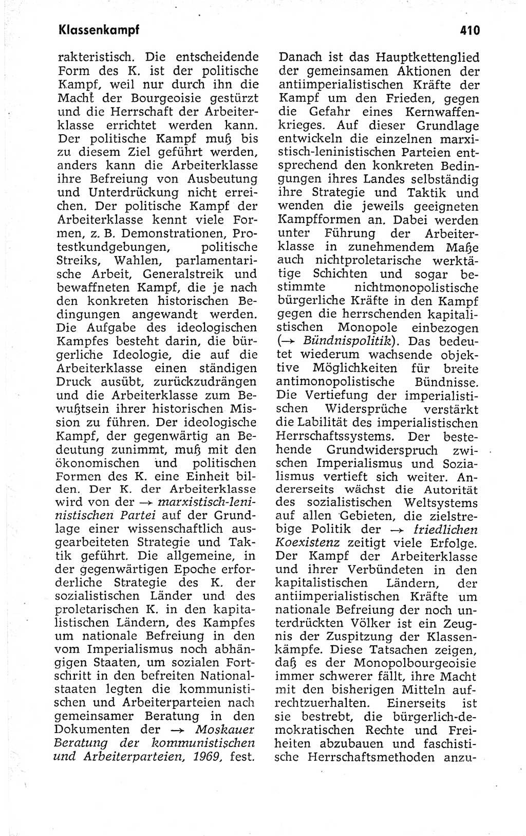 Kleines politisches Wörterbuch [Deutsche Demokratische Republik (DDR)] 1973, Seite 410 (Kl. pol. Wb. DDR 1973, S. 410)