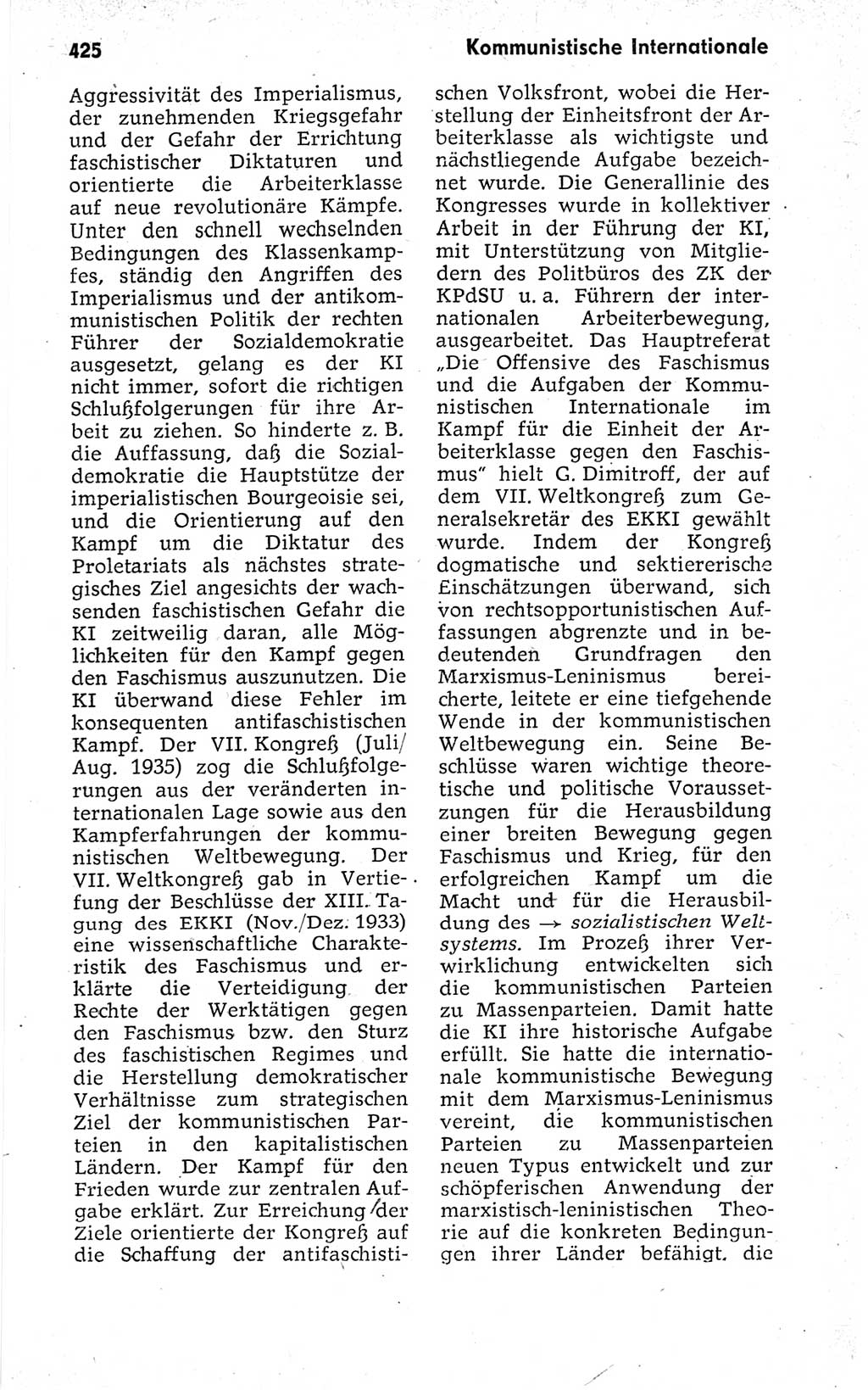 Kleines politisches Wörterbuch [Deutsche Demokratische Republik (DDR)] 1973, Seite 425 (Kl. pol. Wb. DDR 1973, S. 425)