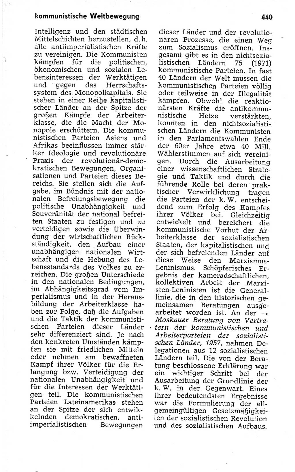 Kleines politisches Wörterbuch [Deutsche Demokratische Republik (DDR)] 1973, Seite 440 (Kl. pol. Wb. DDR 1973, S. 440)