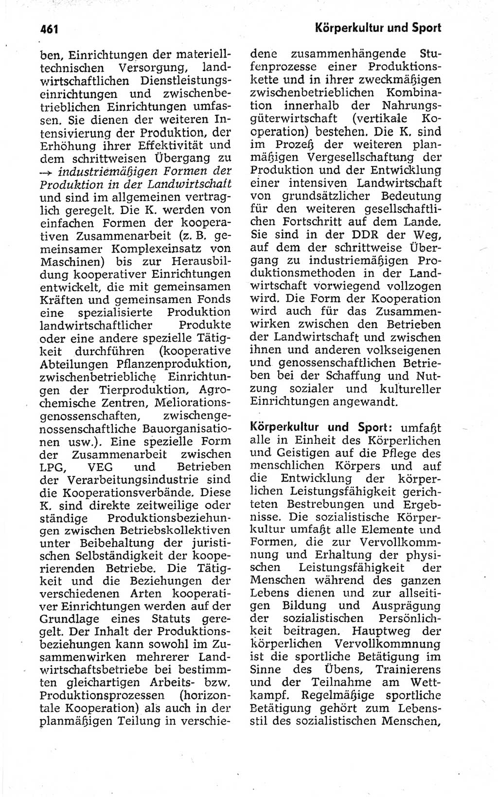 Kleines politisches Wörterbuch [Deutsche Demokratische Republik (DDR)] 1973, Seite 461 (Kl. pol. Wb. DDR 1973, S. 461)