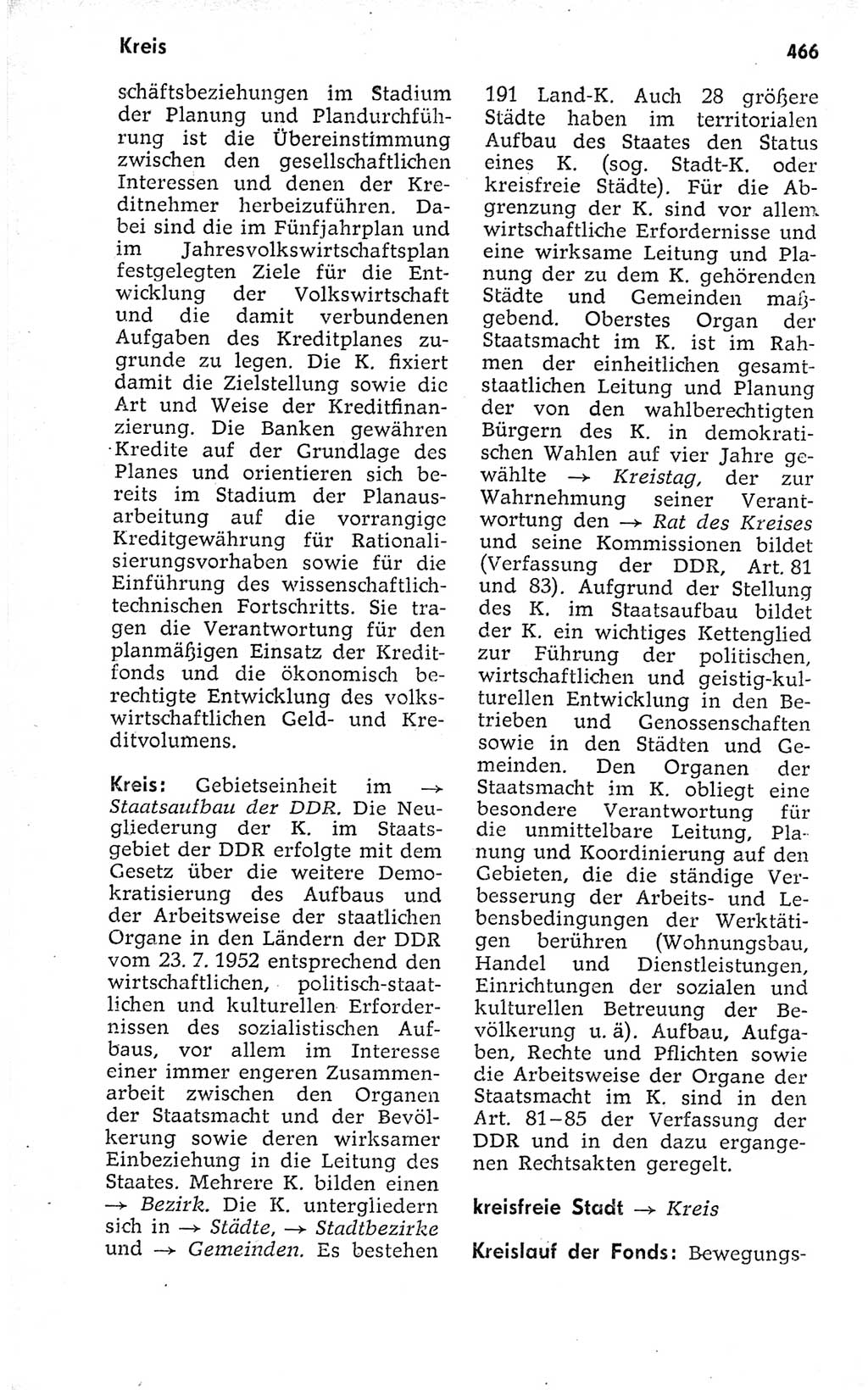 Kleines politisches Wörterbuch [Deutsche Demokratische Republik (DDR)] 1973, Seite 466 (Kl. pol. Wb. DDR 1973, S. 466)