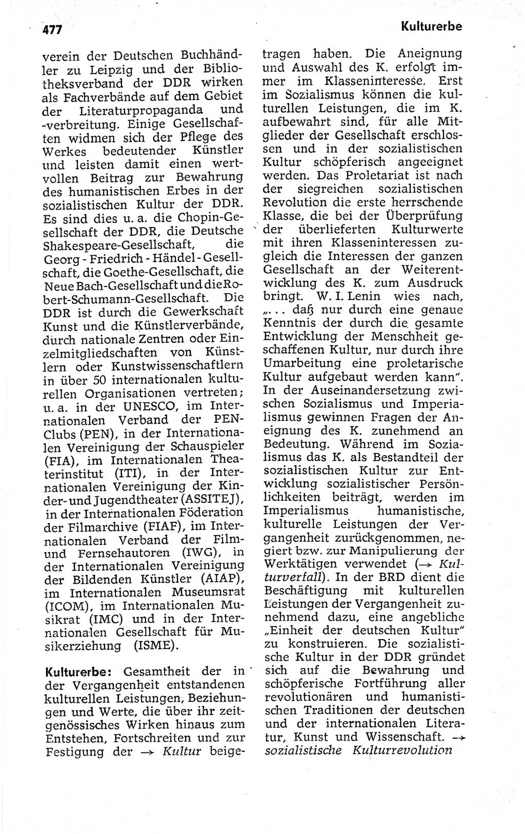 Kleines politisches Wörterbuch [Deutsche Demokratische Republik (DDR)] 1973, Seite 477 (Kl. pol. Wb. DDR 1973, S. 477)
