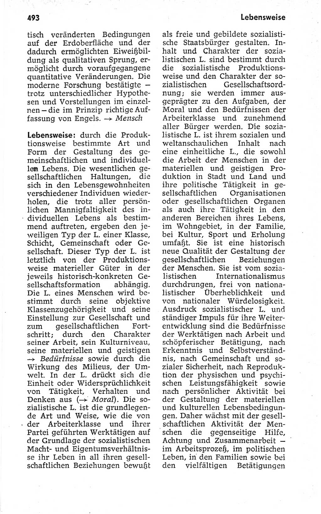 Kleines politisches Wörterbuch [Deutsche Demokratische Republik (DDR)] 1973, Seite 493 (Kl. pol. Wb. DDR 1973, S. 493)