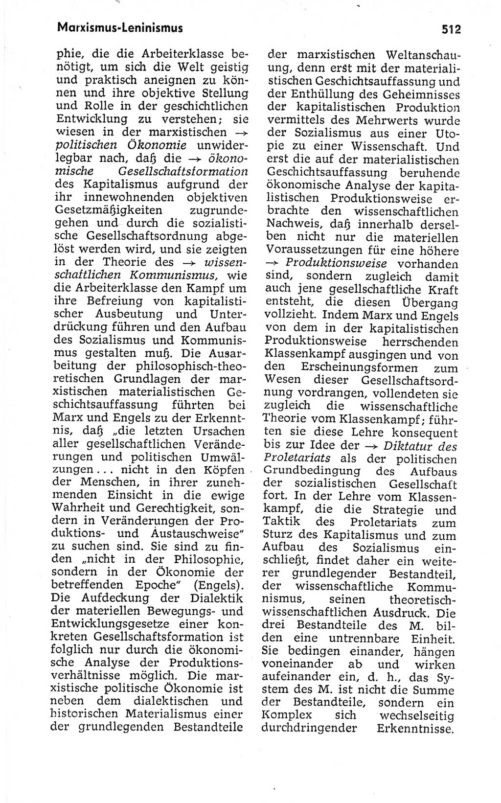 Kleines politisches Wörterbuch [Deutsche Demokratische Republik (DDR)] 1973, Seite 512 (Kl. pol. Wb. DDR 1973, S. 512)