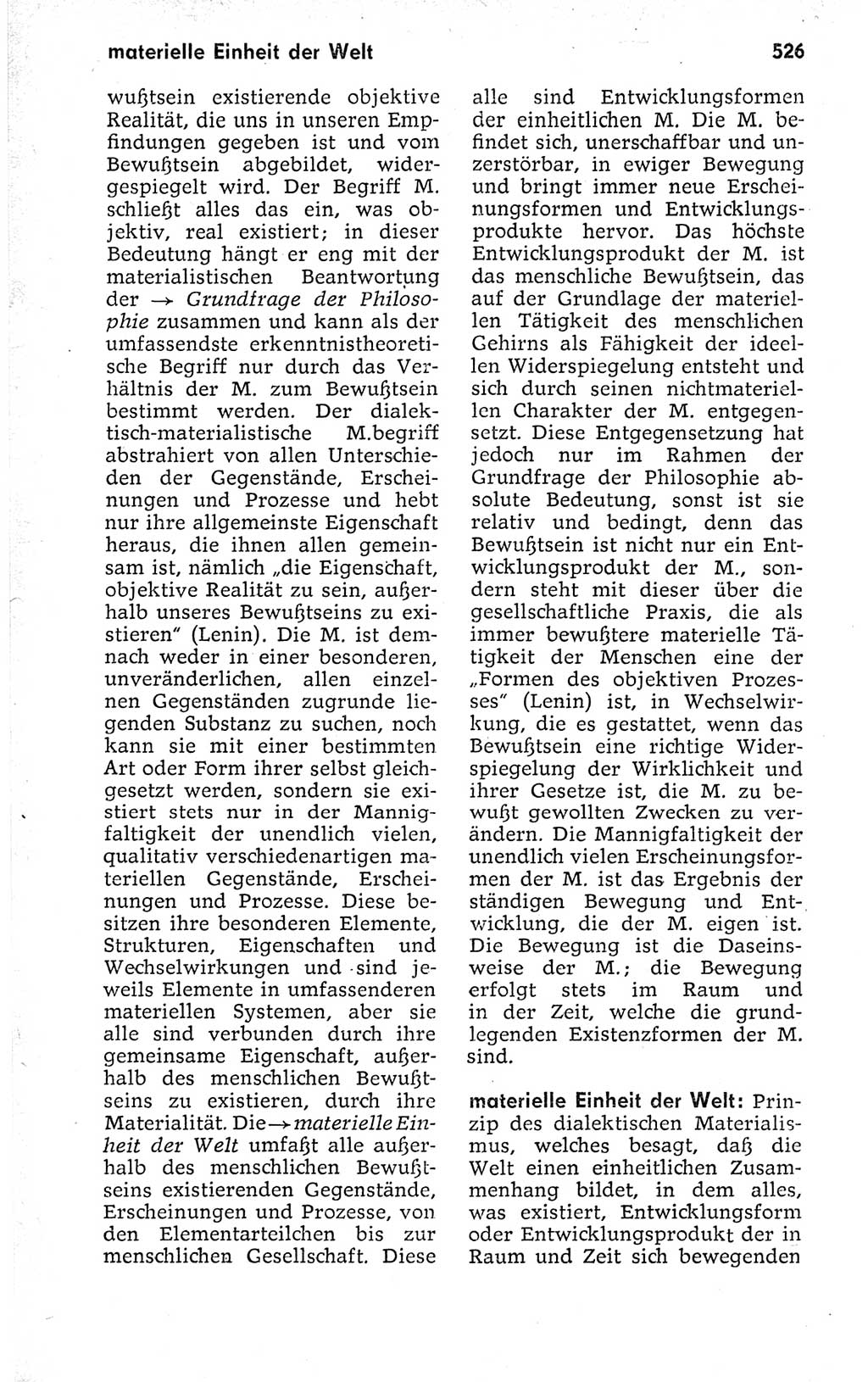 Kleines politisches Wörterbuch [Deutsche Demokratische Republik (DDR)] 1973, Seite 526 (Kl. pol. Wb. DDR 1973, S. 526)