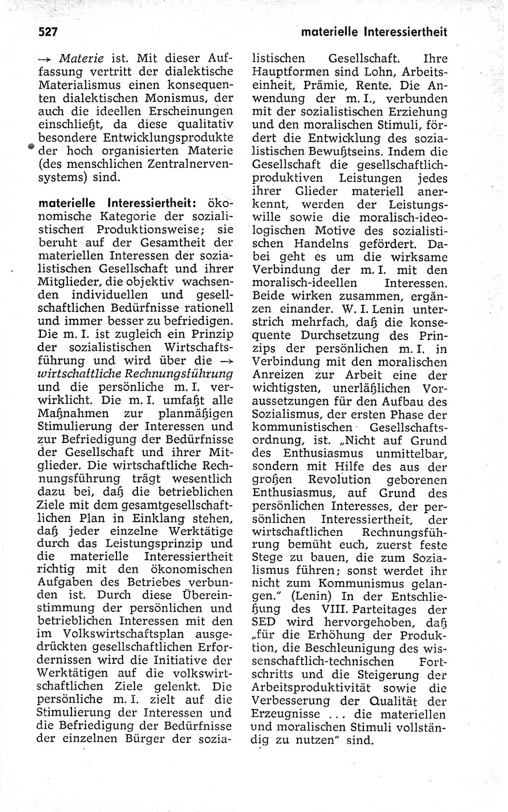Kleines politisches Wörterbuch [Deutsche Demokratische Republik (DDR)] 1973, Seite 527 (Kl. pol. Wb. DDR 1973, S. 527)