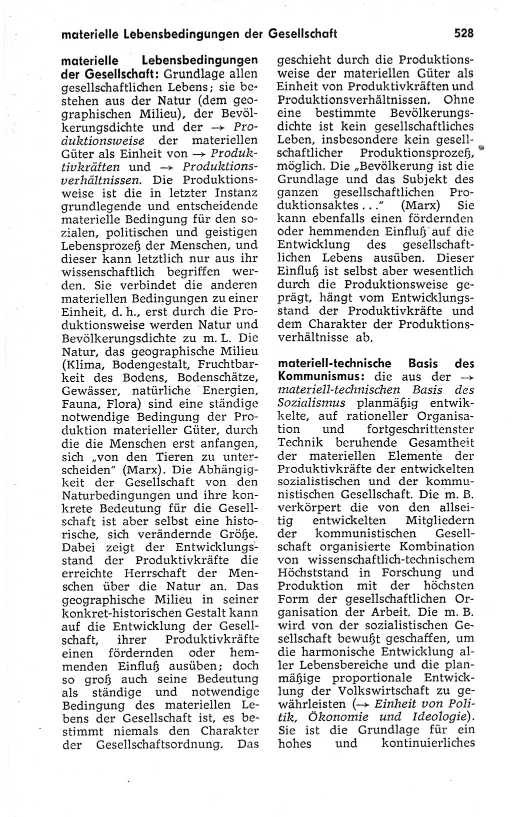 Kleines politisches Wörterbuch [Deutsche Demokratische Republik (DDR)] 1973, Seite 528 (Kl. pol. Wb. DDR 1973, S. 528)