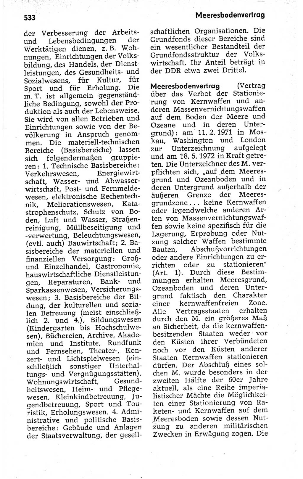 Kleines politisches Wörterbuch [Deutsche Demokratische Republik (DDR)] 1973, Seite 533 (Kl. pol. Wb. DDR 1973, S. 533)