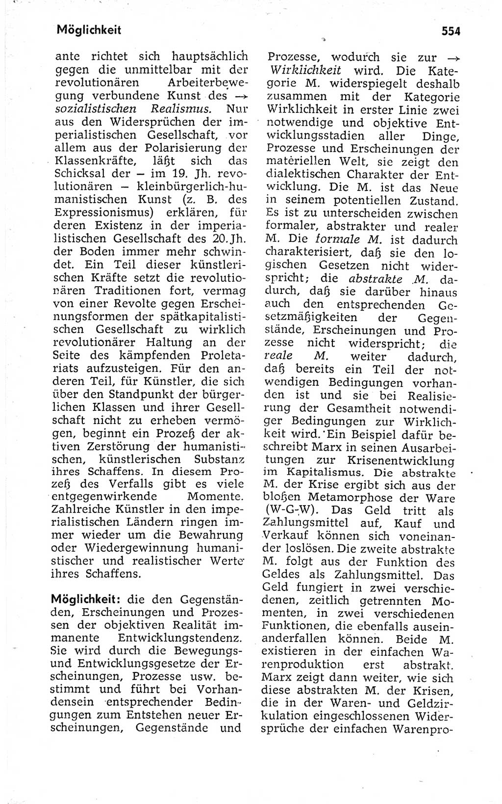 Kleines politisches Wörterbuch [Deutsche Demokratische Republik (DDR)] 1973, Seite 554 (Kl. pol. Wb. DDR 1973, S. 554)