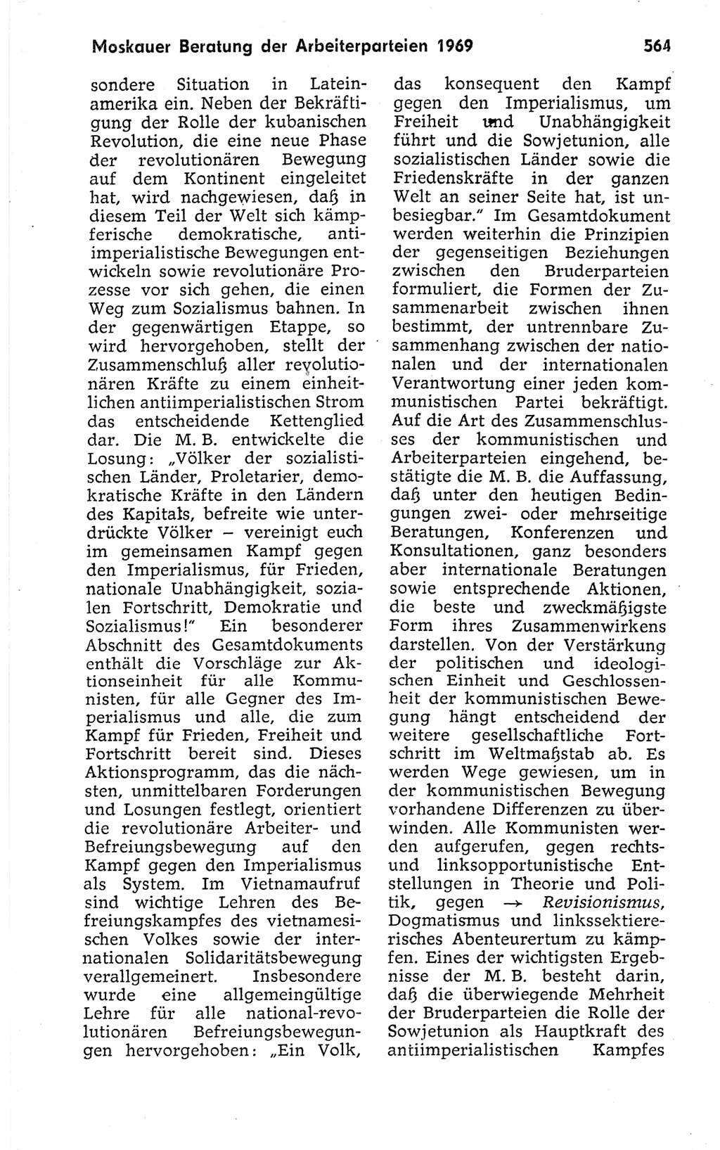 Kleines politisches Wörterbuch [Deutsche Demokratische Republik (DDR)] 1973, Seite 564 (Kl. pol. Wb. DDR 1973, S. 564)